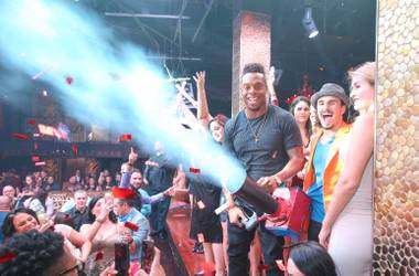 Forget Disneyland. It's all about celebrating in the club on the Las Vegas Strip.