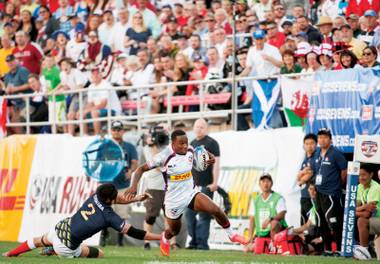 Meet Carlin Isles, the fastest man in rugby.