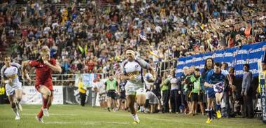 The action on the pitch at USA Sevens is fast and fierce, and the crowd matches it for energy.