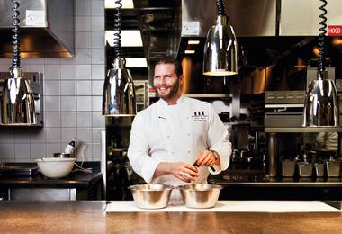 Asseo is one of the rare chefs who has worked for both Guy Savoy and Joël Robuchon in Las Vegas.