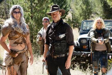 Members of the Backstreet Boys, ’N Sync, 98 Degrees and O-Town star in Syfy’s post-apocalyptic zombie Western.