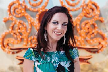 Neon Museum artist-in-residence Jennifer Bellor is composing something different.