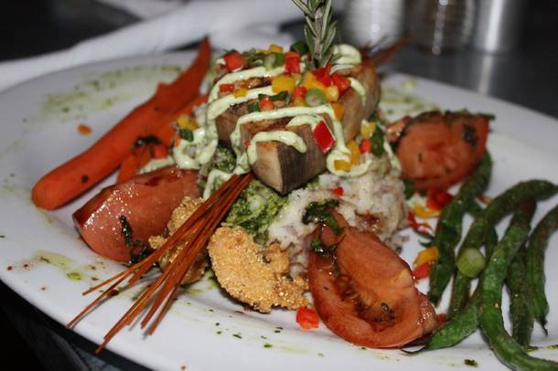 Hash House A Go Go's grilled swordfish special. 