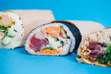 It isn't rocket science. It's sushi. Wrapped up.