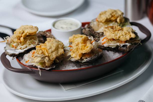 Careful, or the Angry Butcher’s Fat Oysters might fill you up before your steak arrives.