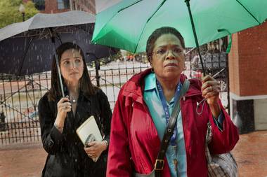 Byrne and Winfrey in The Immortal Life of Henrietta Lacks.