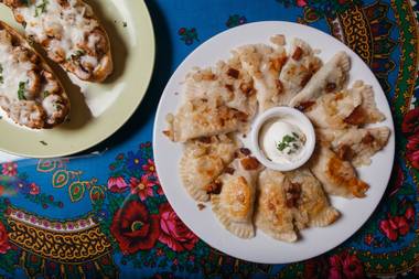 The Polish dumplings might be ubiquitous in my hometown of Chicago, but fresh ones are rare finds in the desert.