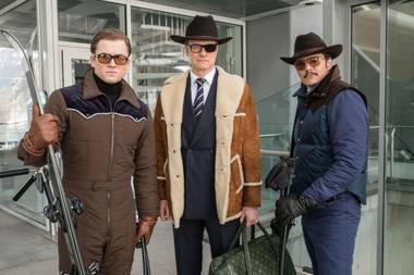 It features the return of Colin Firth as Eggsy’s mentor Harry Hart, despite having been shot point blank in the head and left for dead in the first movie.