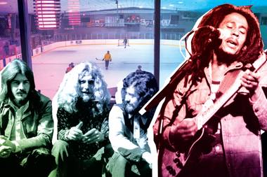 Led Zeppelin, the Grateful Dead and Bob Marley all played concerts there.