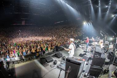 Phish, performing at MGM Grand Garden Arena.