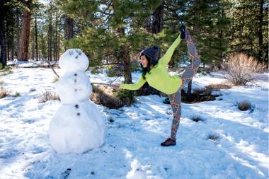 Get off that couch and try outdoor yoga, ice skating or a low-key urban stroll.