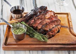 The new tomahawk for two at Top of the World.