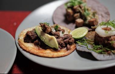 Tacos by Masazul, available every Tuesday at the Vegas Test Kitchen.