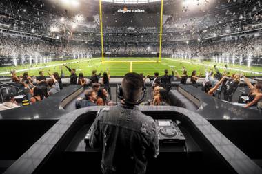 Expect Wynn DJs to perform during halftime at Las Vegas Raiders games.
