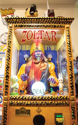 A Zoltar machine at Kappa Toys at Fashion Show