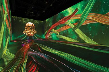 The 17,000-square-foot venue launched earlier this month with ‘Leonardo: The Universal Man, which chronicles Leonardo da Vinci’s life and work.