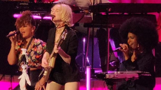 St. Vincent performs at the Pearl October 1, 2022.