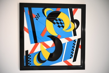 “Crescent Cycle,” 1996, plexiglass relief