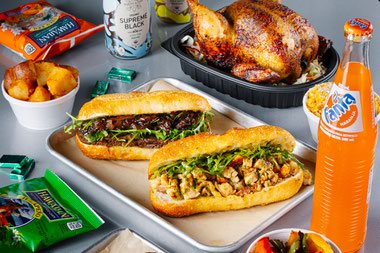 Top-selling picks include slow-roasted porchetta, Black Angus beef tri-tip and the rotisserie chicken pita.