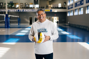 Ruben Herrera, president of the new Vegas Thrill women’s professional volleyball team.