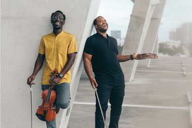 Black Violin’s Wil Baptiste (left) and Kev Marcus