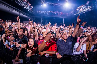 Chance the Rapper’s Bowl crowd in September 2016. 