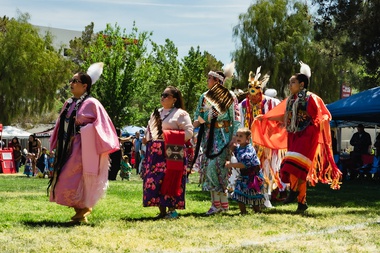 Dancers at last year’s Powwow for the Planet on April 22 at UNLV.