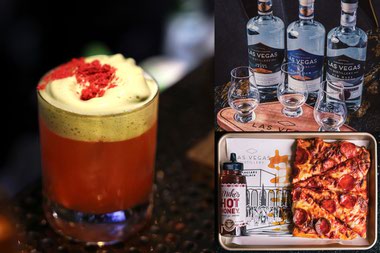 Eastgate Sour, Pepperoni pizza and LVD spirits