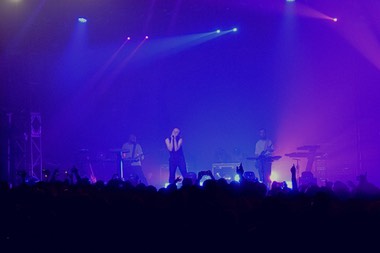 As the first synths droned through the A-Lot's speakers, it was clear this was the real deal—icy, alienating and hypnotic, just like the band’s ambient sound.