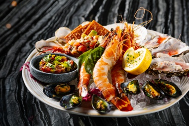 Bar Boheme’s La Petite Seafood Tower.