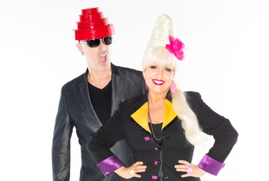 Matt Gucu and Tiffany Fredianelli of 80’s Station