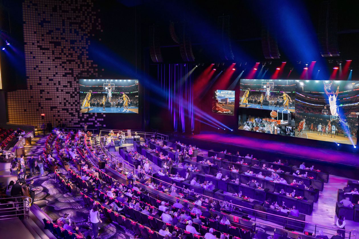 From Circa’s three-story sportsbook and Stadium Swim to massive viewing parties at Resorts World, Westgate, Ellis Island and South Point, here’s where to catch every moment of the college basketball tournament in Las Vegas.