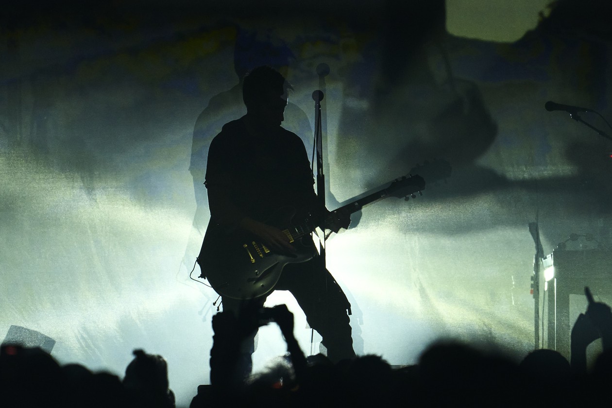Sound, light, and image blurred together until the nearly 17,000-seat MGM Grand Garden Arena felt less like a concert and more like a peek into Trent Reznor’s restless mind.