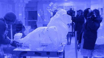 The Lion King Ice Sculpture