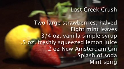 Mixology: Lost Creek Crush