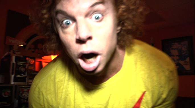 Backstage With Carrot Top