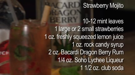 Mixology: Strawberry Mojito