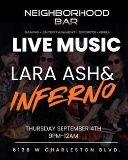 Lara Ash & Inferno - Live&nbsp;Music