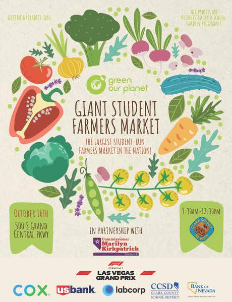 Green Our Planet's Fall 2025 Giant Student Farmers Market