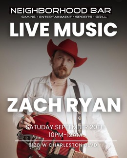 Live Music - Zach&nbsp;Ryan