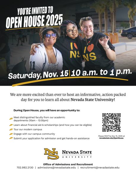 Nevada State University Fall Open House