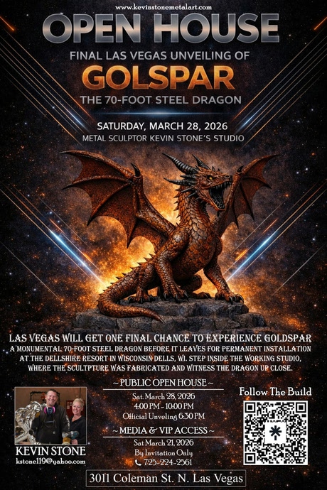 Giant Dragon Sculpture Unveiling March 28