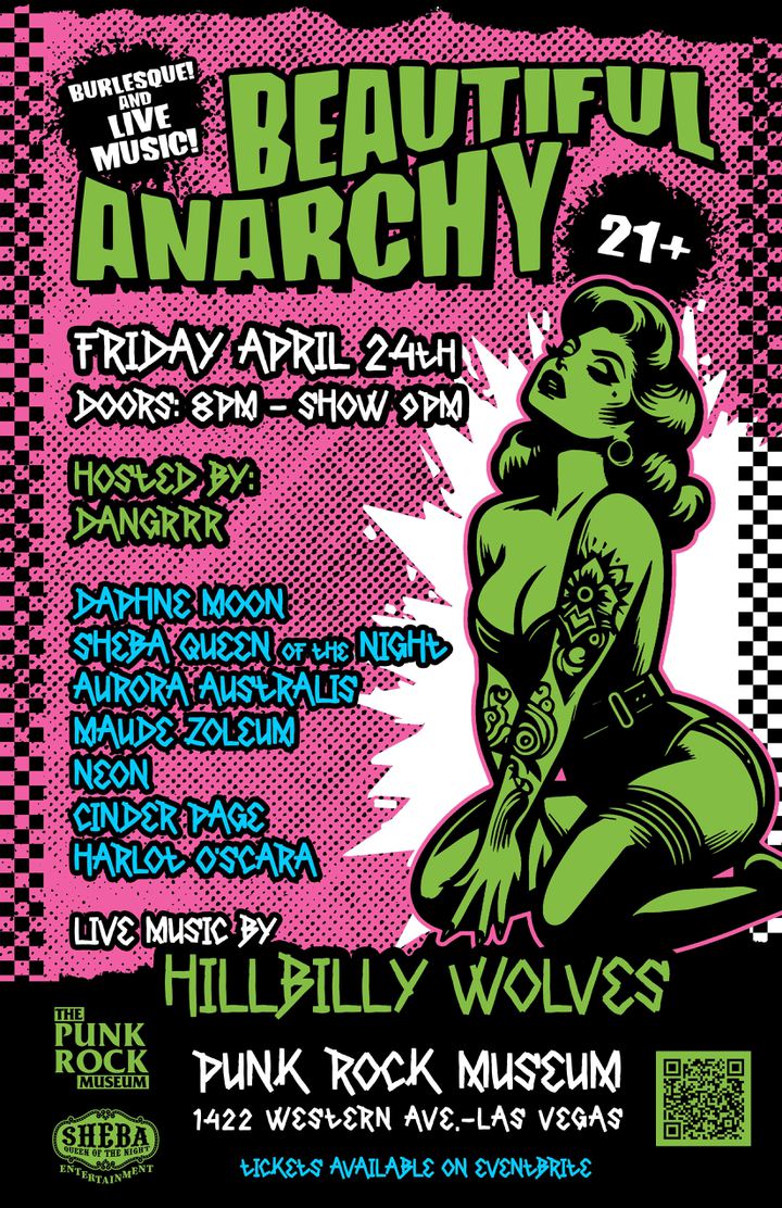 Beautiful Anarchy is back at the Punk Rock Museum on April&nbsp;24th!