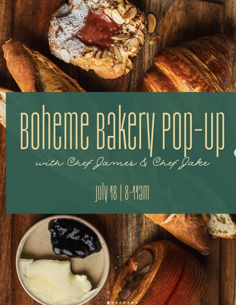 Bar Boheme Bakery Pop-Up 