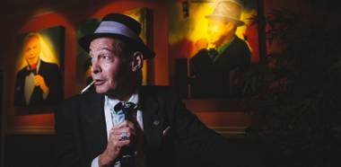 CJ "The Voice" Sinestro has played the Greek Isles and the Plaza, and Saturday he's back onstage for a joint gig with The Rat Pack is Back tribute at the Tuscany Resort.