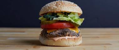Celebrity chef Bobby Flay took the title on his Beat Bobby Flay show with the original version of this veggie burger.