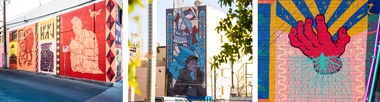 Work by local and international artists cover Downtown’s Fremont East and Arts District corridors, and new murals are joining older works in Henderson’s Water Street district.