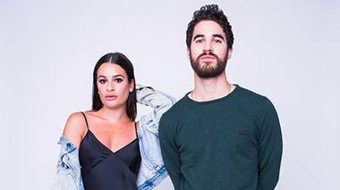 Lea Michele and Darren&nbsp;Criss
