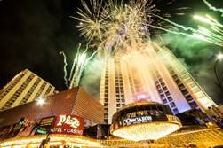 Plaza Hotel & Casino New Years Eve Fireworks&nbsp;Show