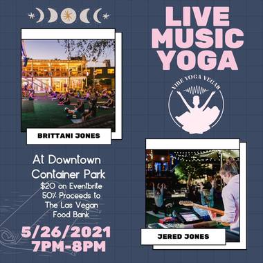 Live Music Yoga at Downtown Container Park